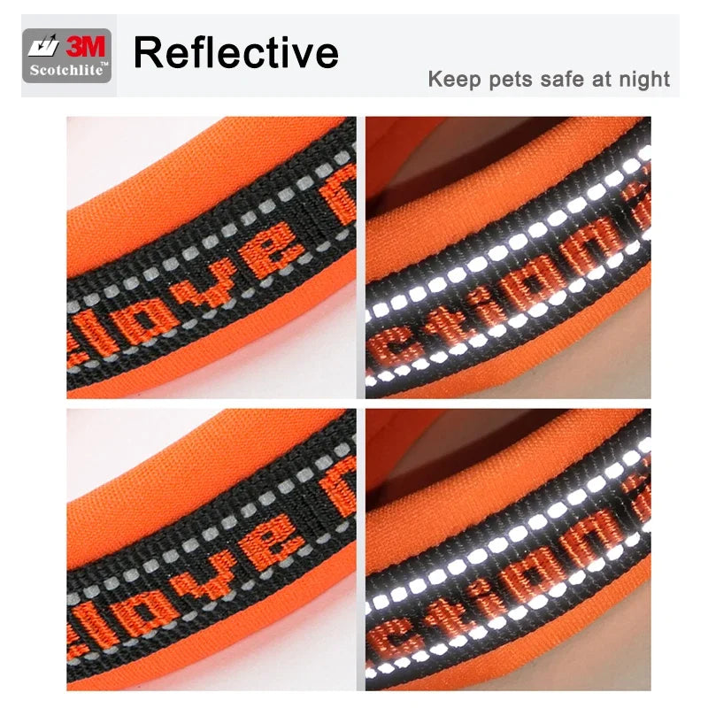 Neoprene Adjustable 3M Refelctive Dog Collar