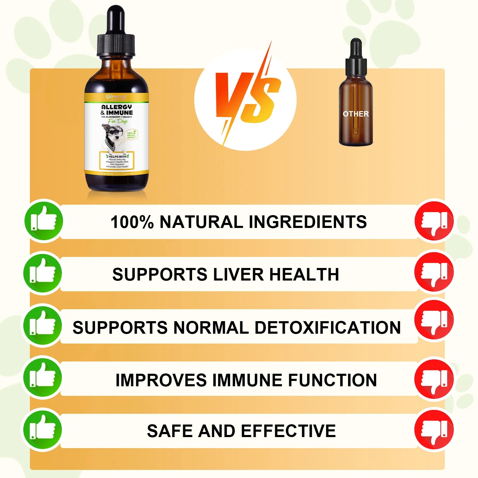 Allergy & Immune Support Liquid Dog Supplement