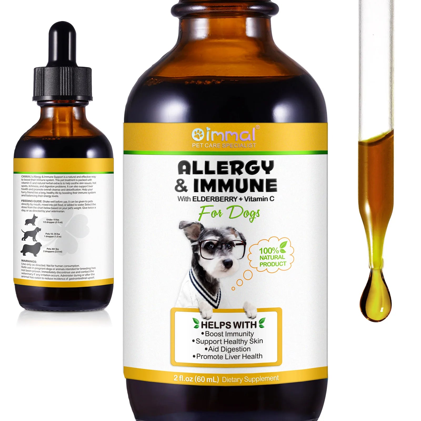 Allergy & Immune Support Liquid Dog Supplement