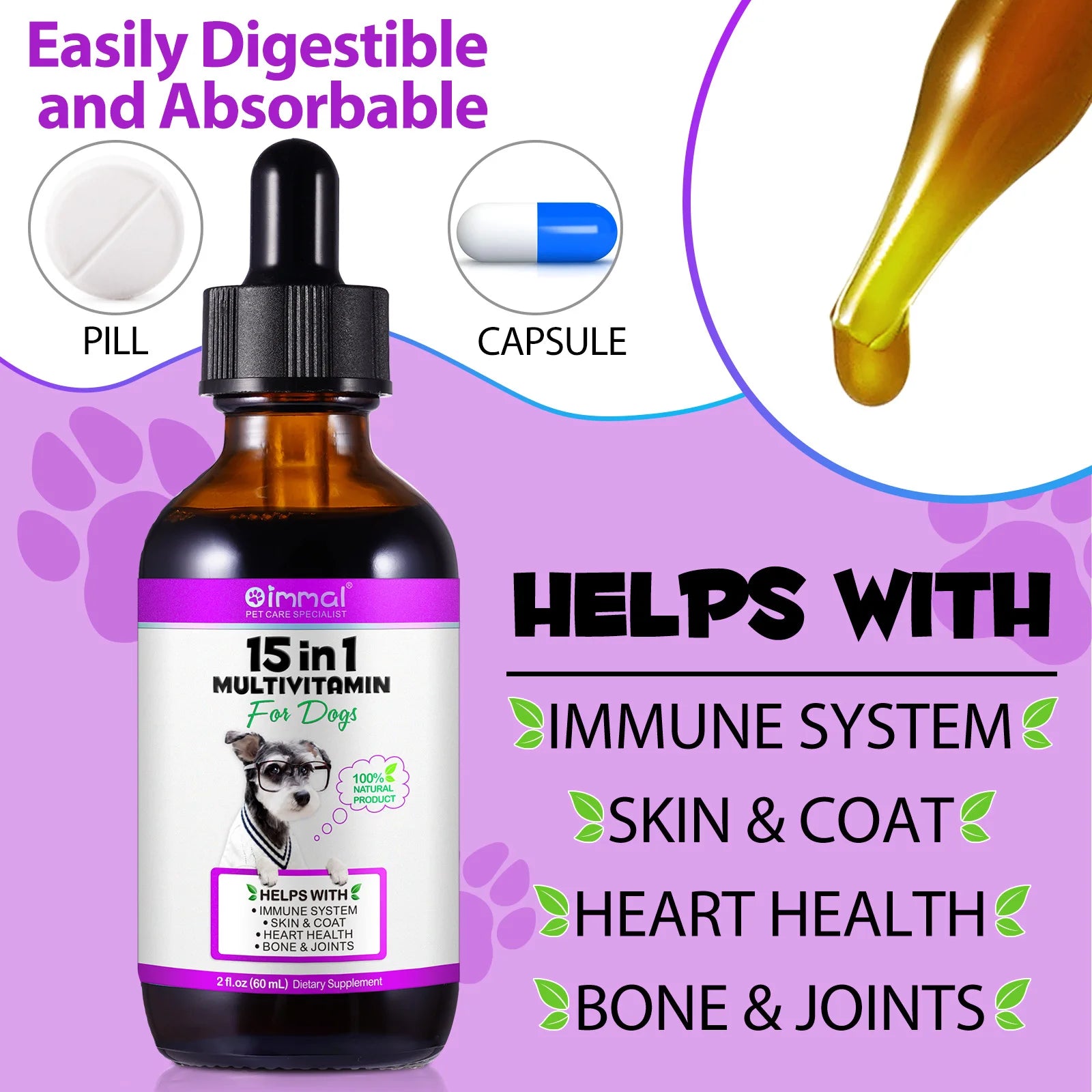 Natural Plant Formula 15-in-1 Multivitamin For Dogs