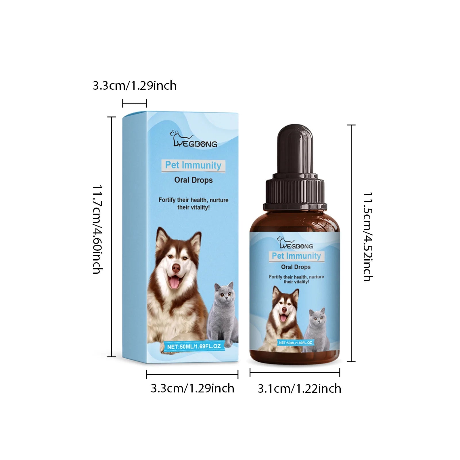 Enhanced Immunity Pet Oral Drops