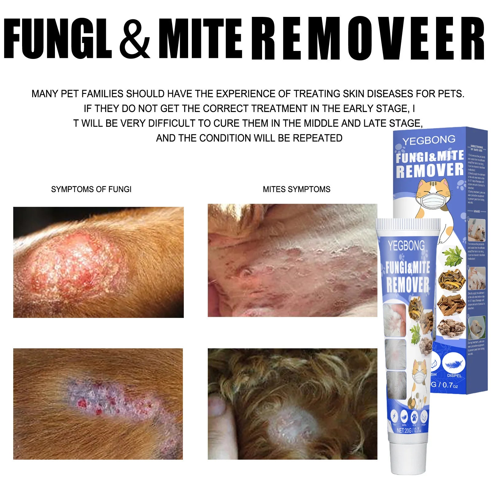 Herbal Pet Skin Care Repair Cream