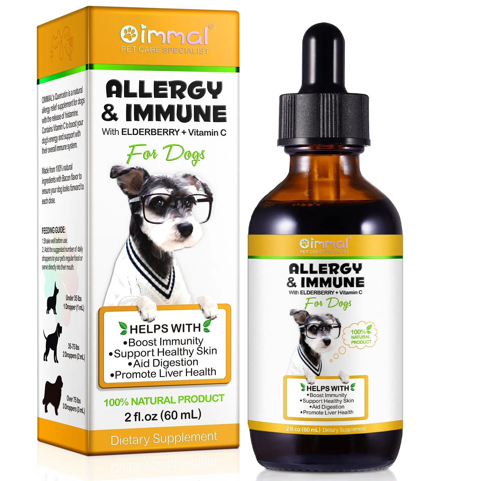 Allergy & Immune Support Liquid Dog Supplement