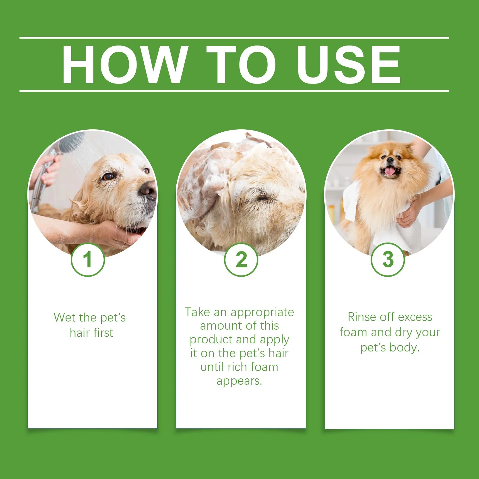 Refreshing 2-in-1 Moisturizing & Odor Eliminating Pet Shampoo