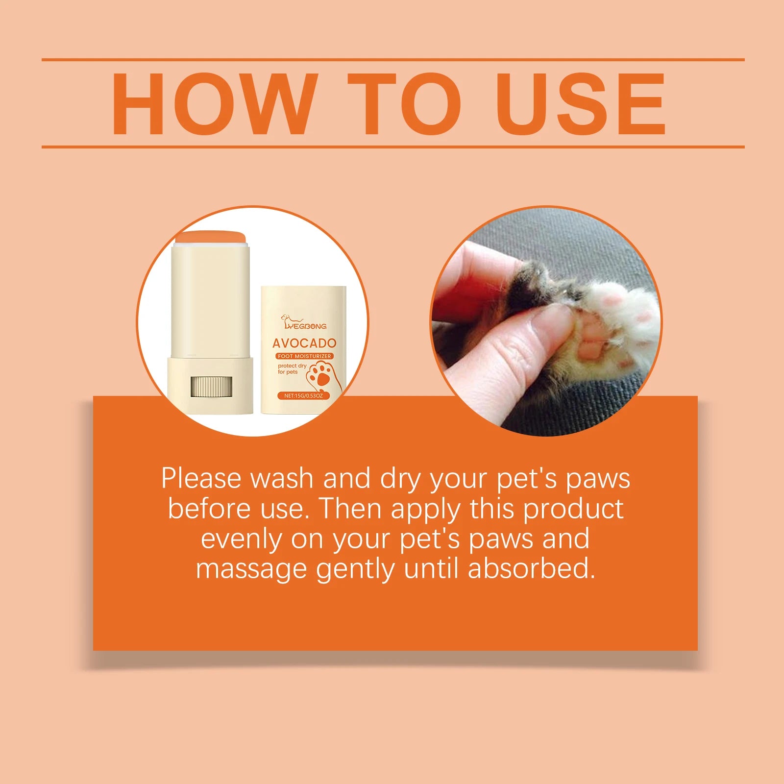 Moisturizing Pet Paw Care Balm