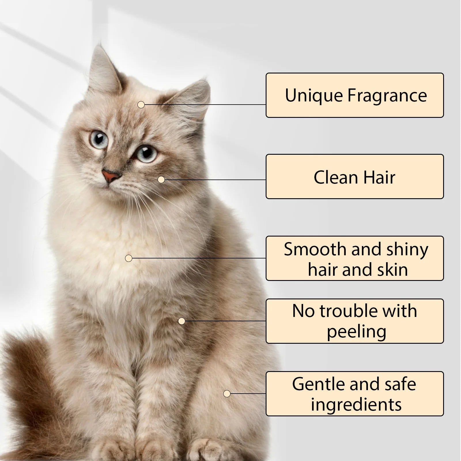 Anti-Itch Deodorant Smoothing Pet Hair Shampoo