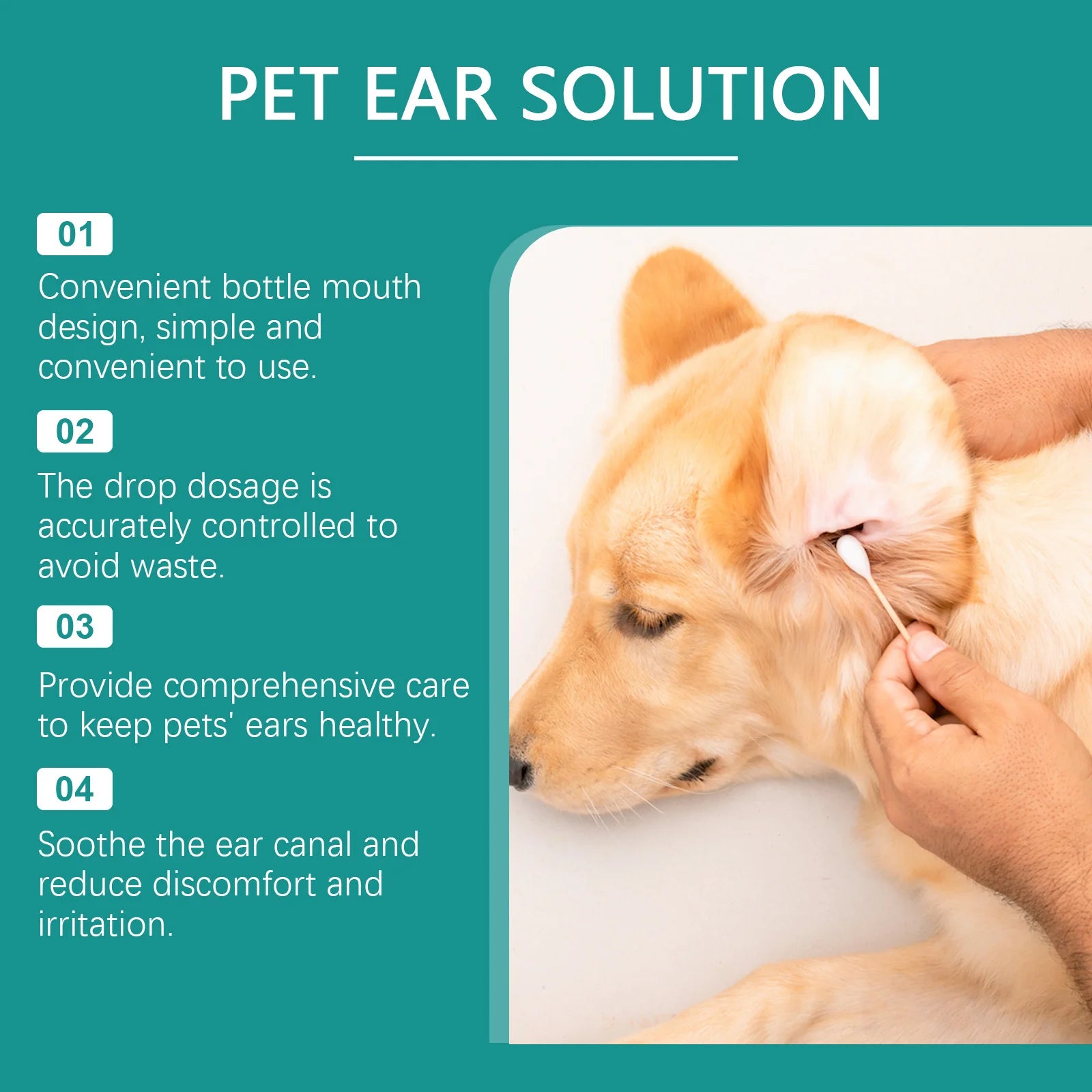 Nourishing Pet Ear Wash Deodorant Drops