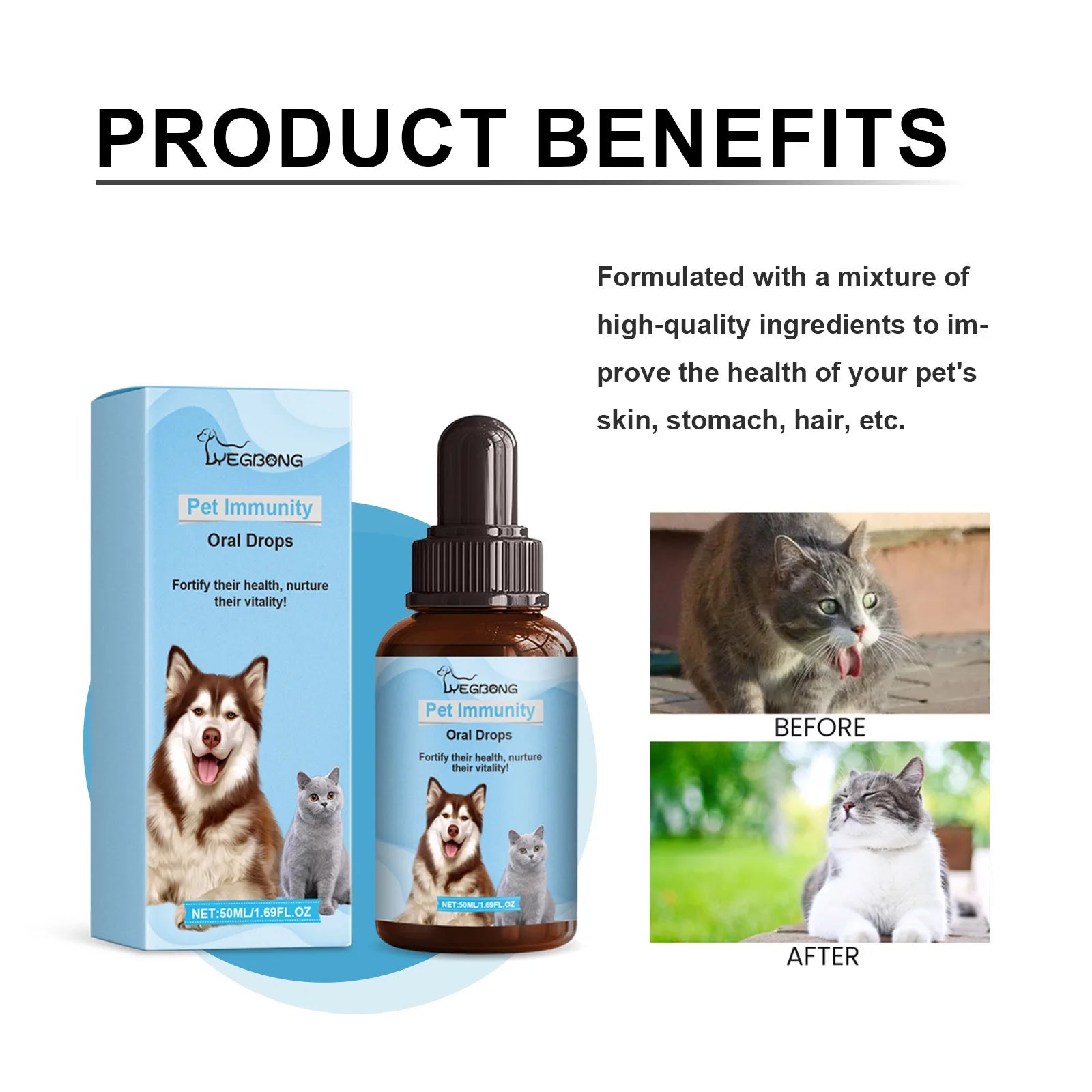 Enhanced Immunity Pet Oral Drops