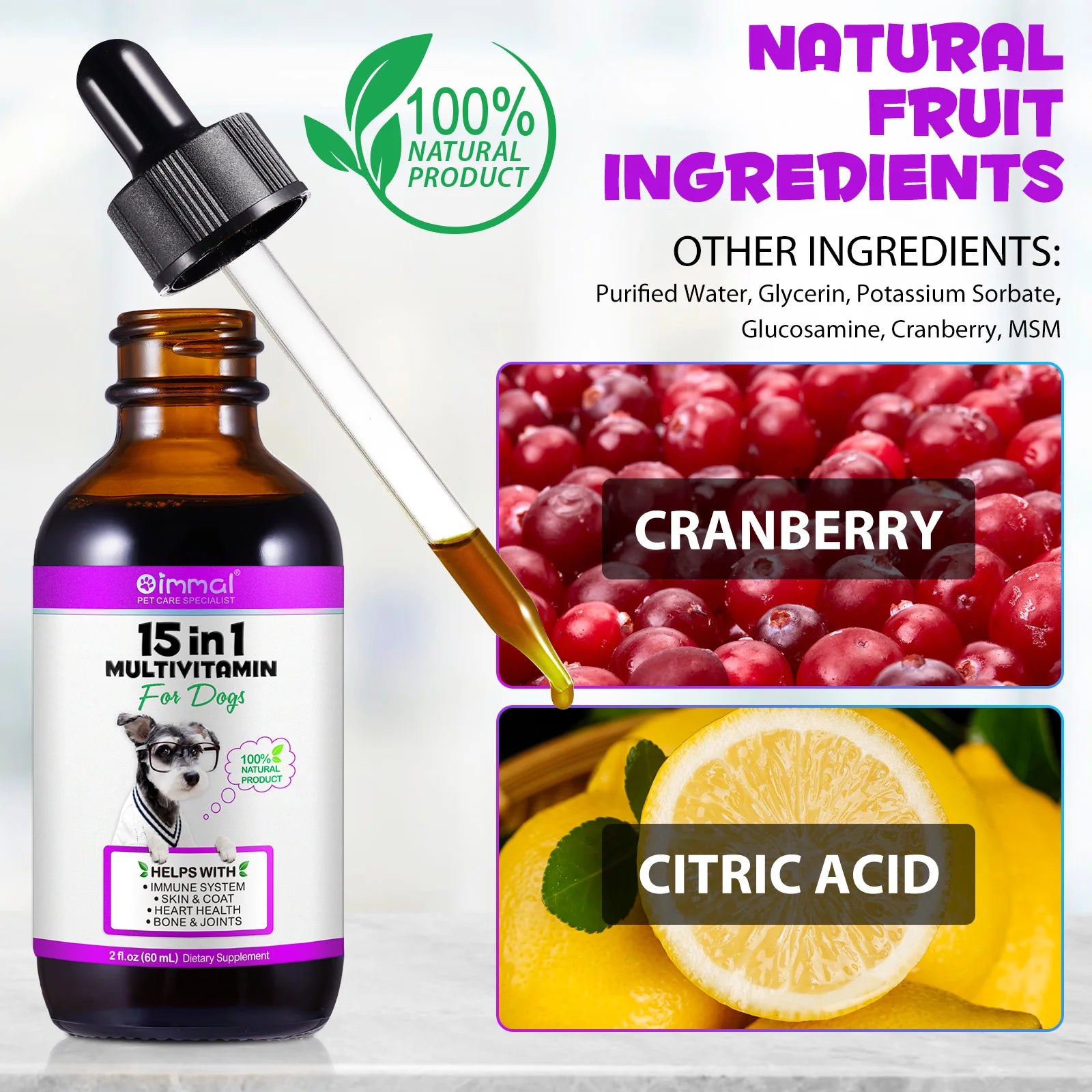 Natural Plant Formula 15-in-1 Multivitamin For Dogs