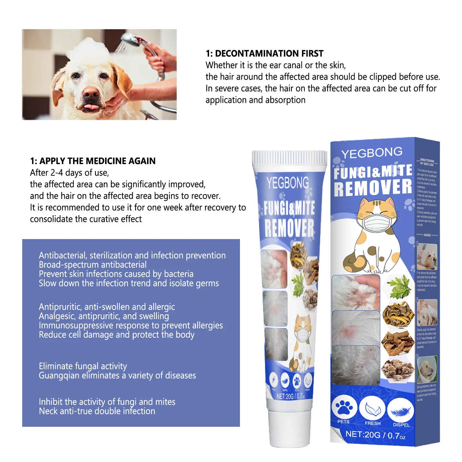 Herbal Pet Skin Care Repair Cream