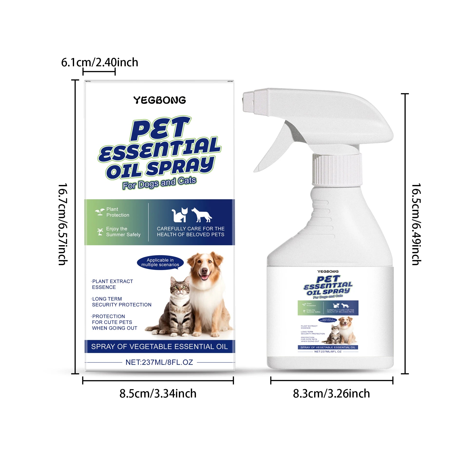 Fresh Essence Pet Flea Repellent Oil Spray