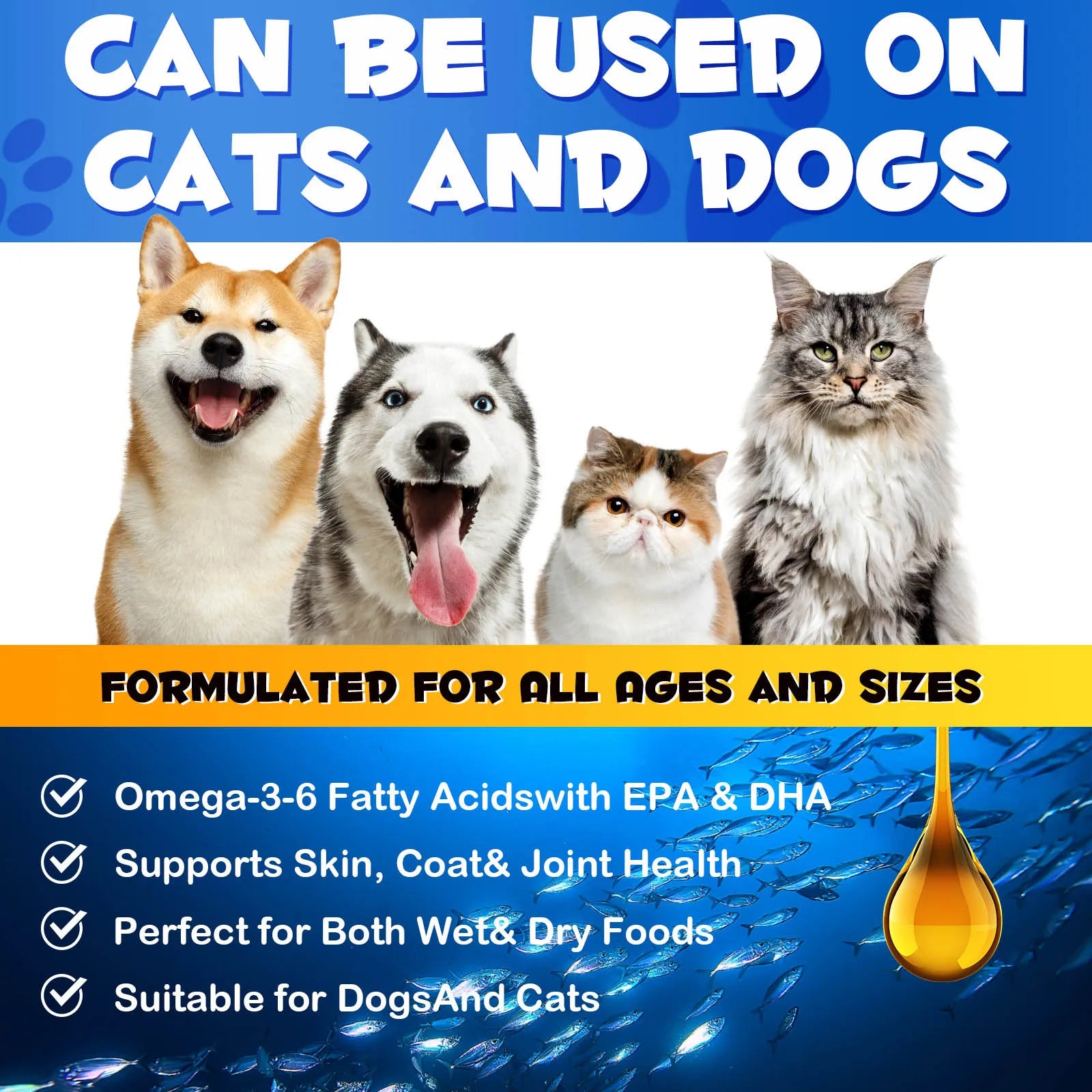 OMEGA-3 Pet Health Supplement