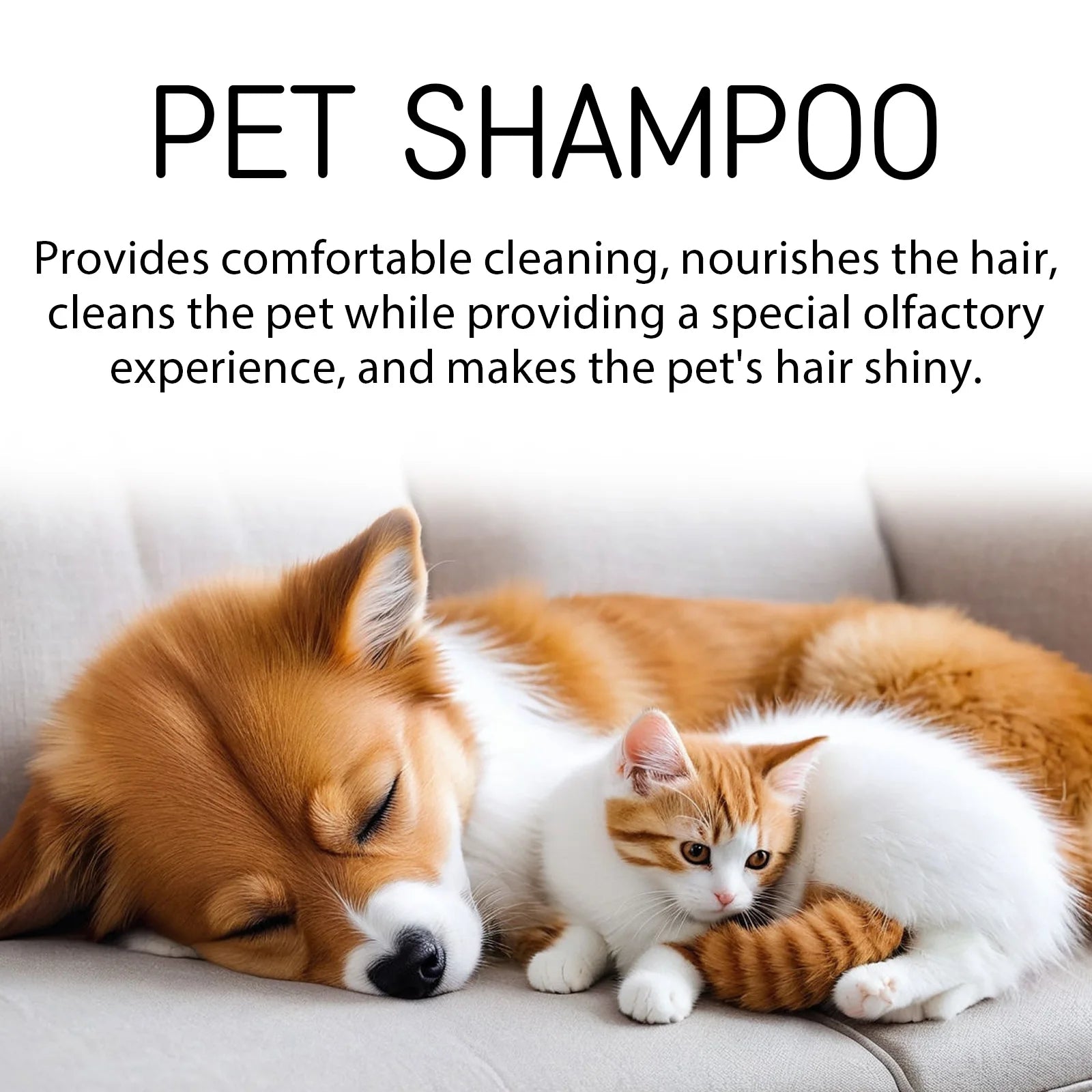 Anti-Itch Deodorant Smoothing Pet Hair Shampoo
