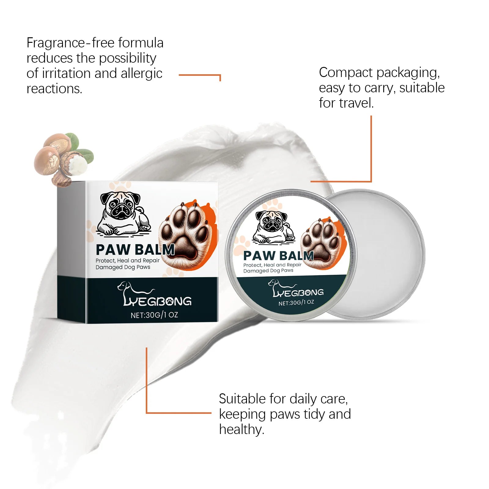 Nourishing Pet Paw Care Balm