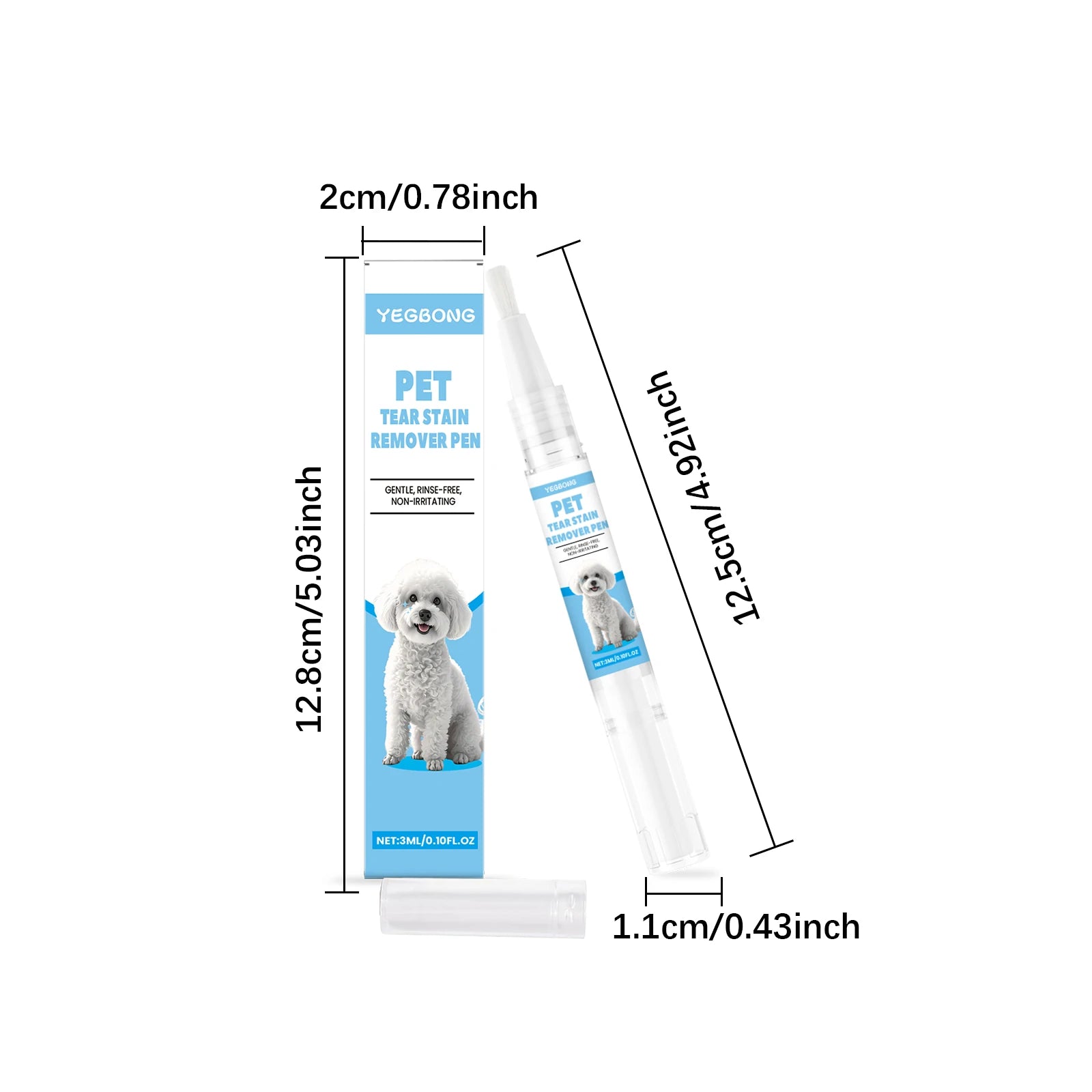 Gentle Pet Tear Stain Remover Pen
