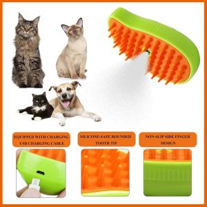 Electric Pet Grooming Steam Brush