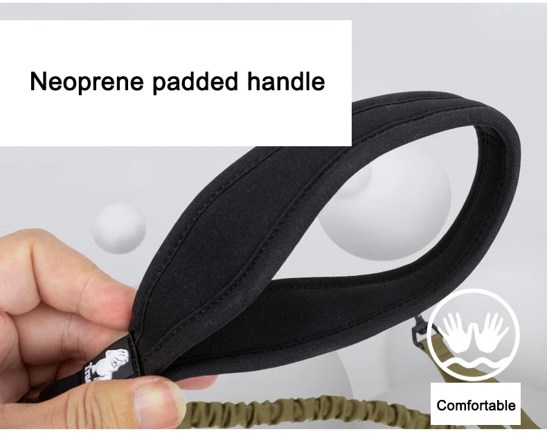 Flexible Cushioned Explosion-Proof Elastic Dog Leash