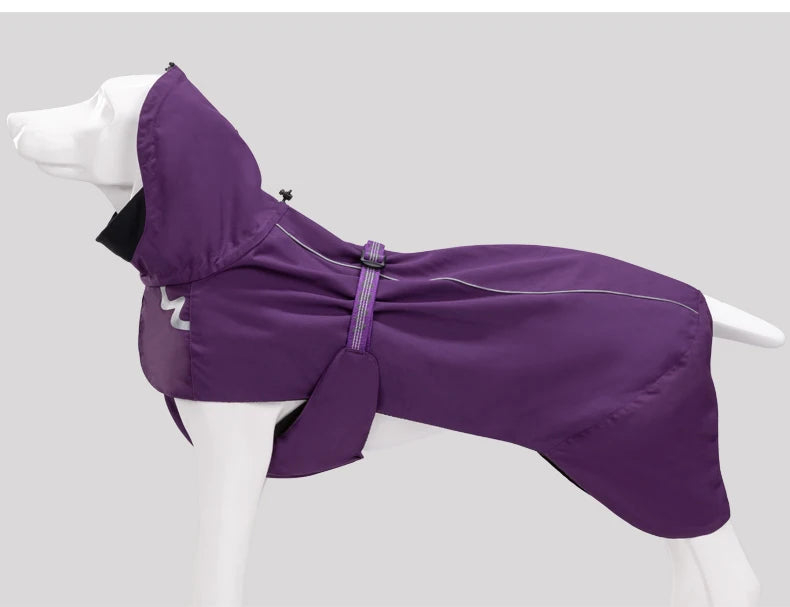 Fashion Waterproof Pet Windbreaker Rain Jacket