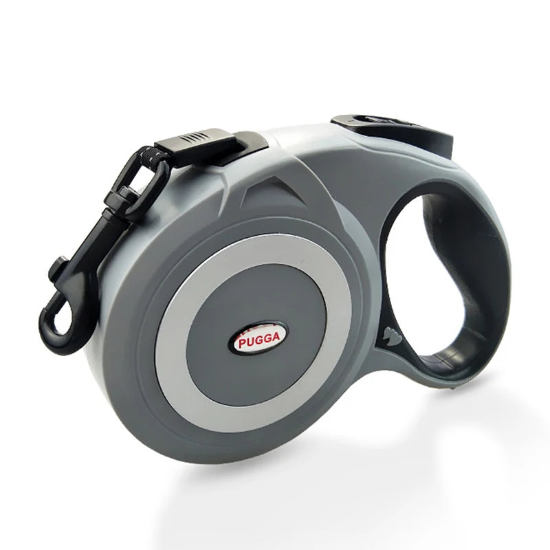 Reflective Nylon Dog Walking Retractable Leash