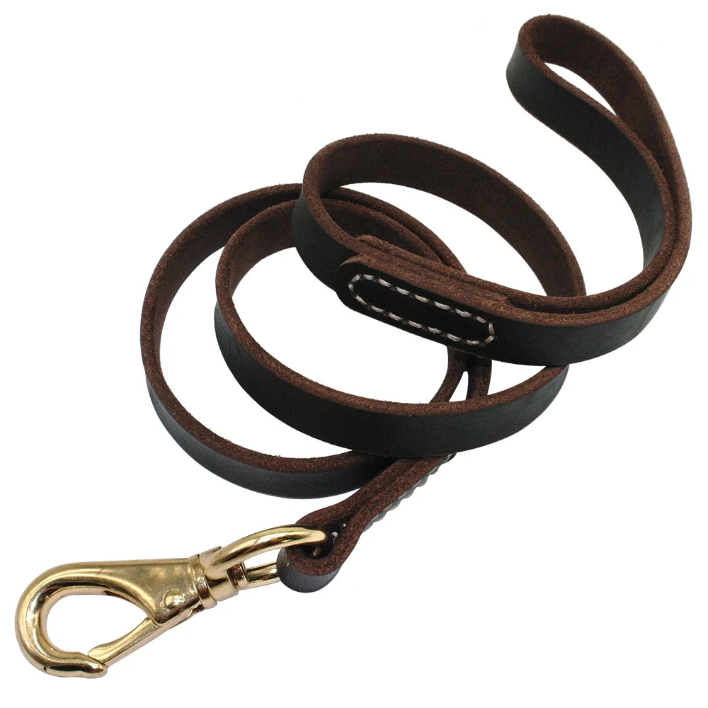 Genuine Leather Dog Leash