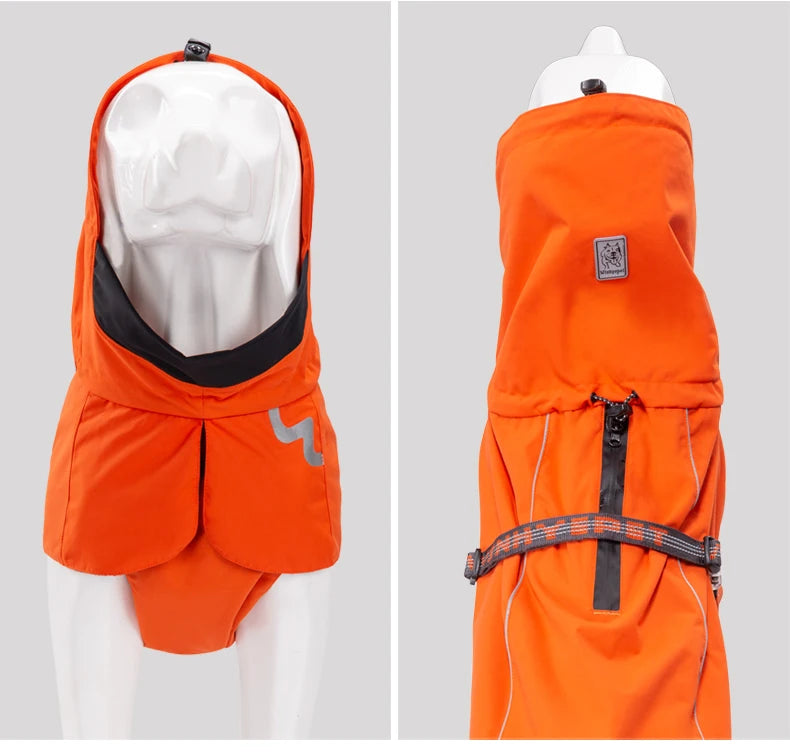 Fashion Waterproof Pet Windbreaker Rain Jacket