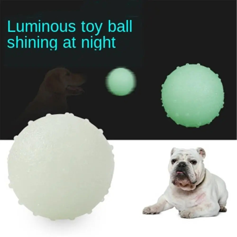 Pet Luminous Durable Rubber Fluorescence Ball