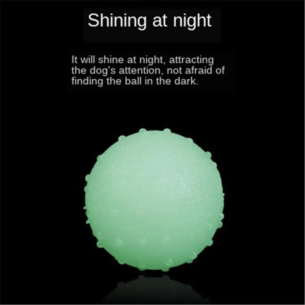 Pet Luminous Durable Rubber Fluorescence Ball