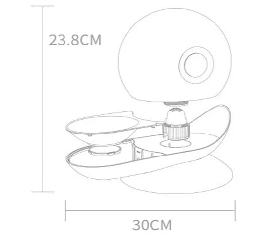 Snail Shape Automatic Pet Water Dispenser