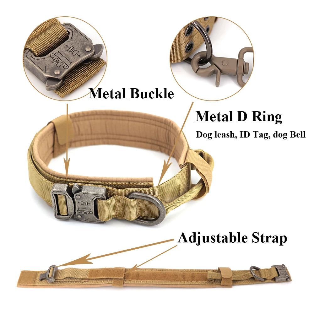 Adjustable Tactical Dog Training  Collar