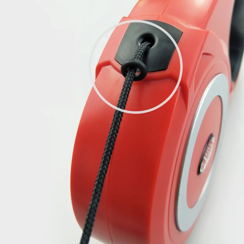 Reflective Nylon Dog Walking Retractable Leash