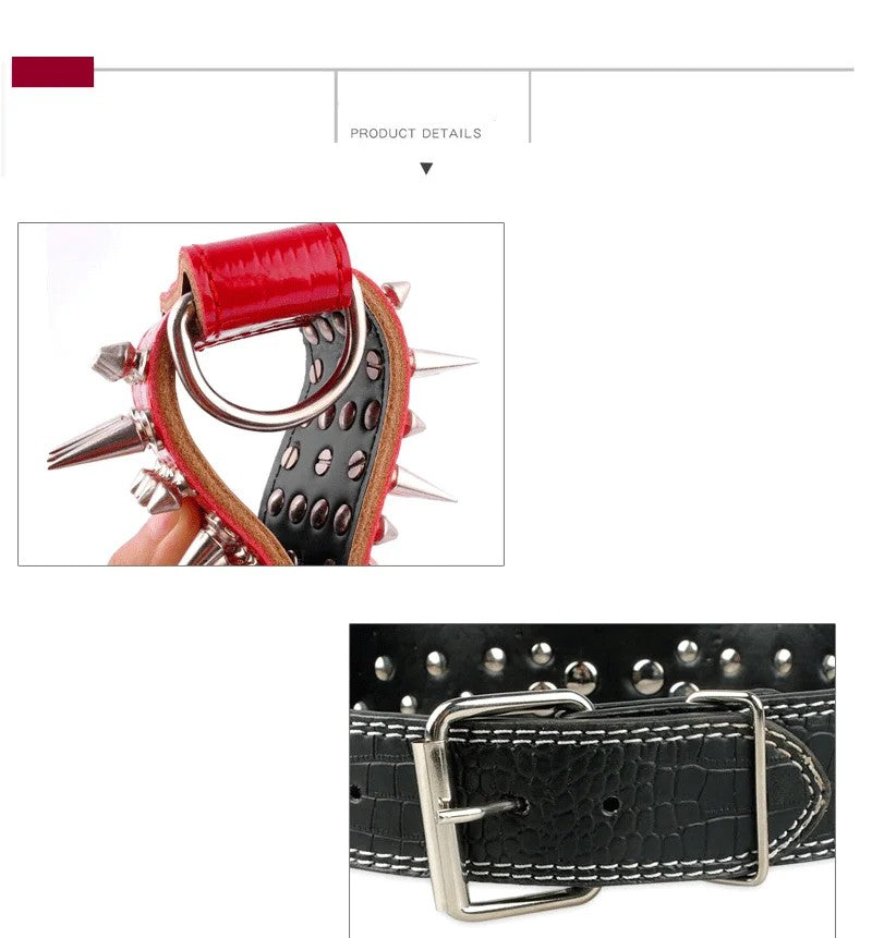Rivet Spike Fashion Dog Collar