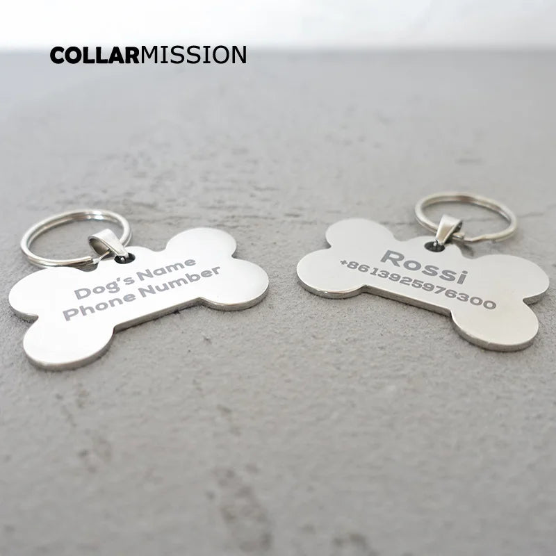 High Quality Simple Bone-Shape Dog ID Tag