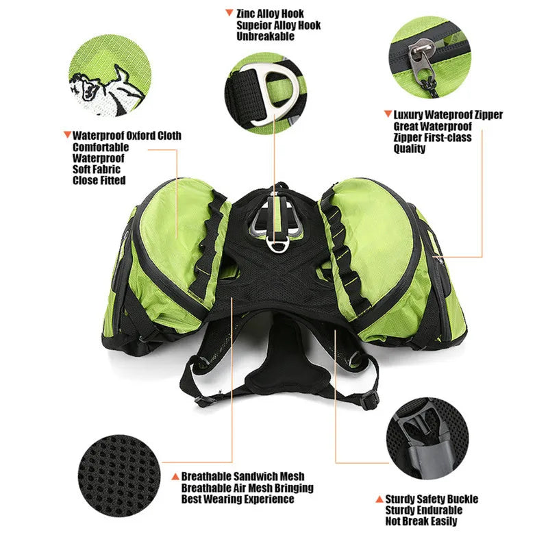 Truelove Waterproof Pet Backpack Harness