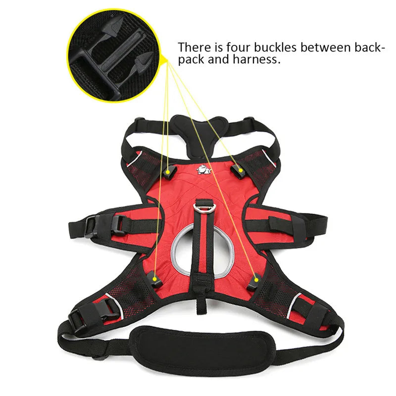 Truelove Waterproof Pet Backpack Harness