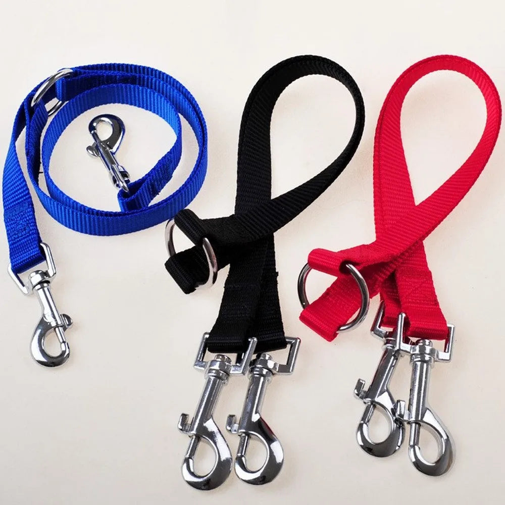 Double Head Dog Leash w/Trigger Hook