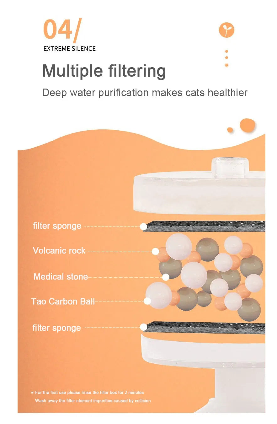 Little Sapling Ceramic Automatic Pet Water Fountain