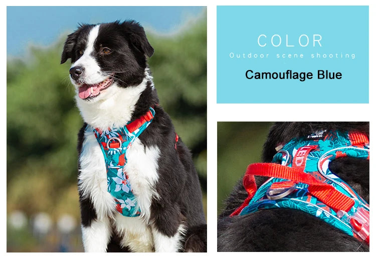 Explosion-Proof Reflective No-Pull Dog Vest Harness