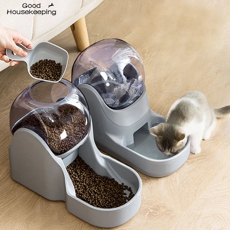 Wide Mouth Gravity Pet Food & Water Dispensers