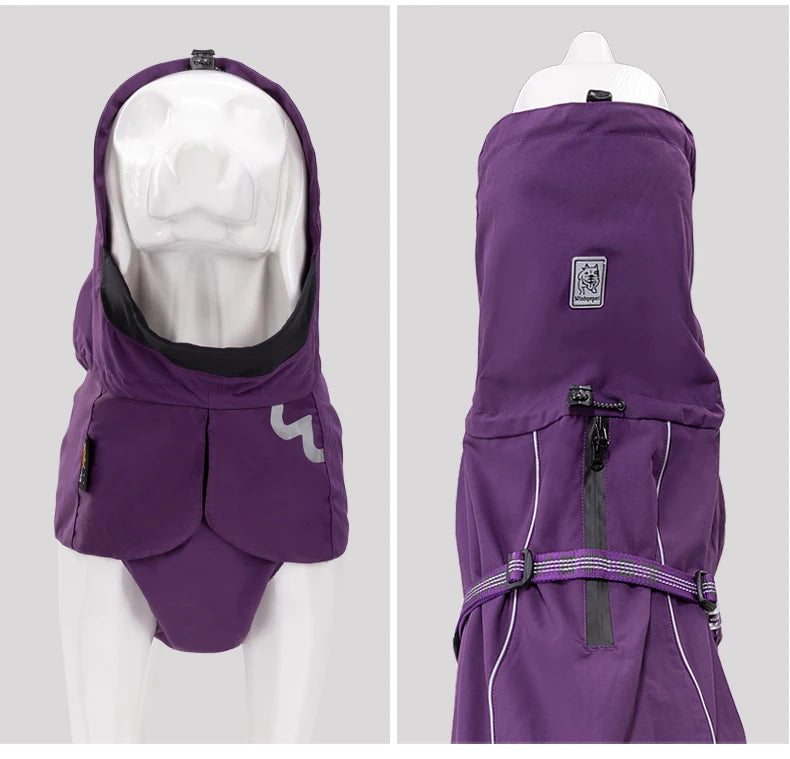 Fashion Waterproof Pet Windbreaker Rain Jacket
