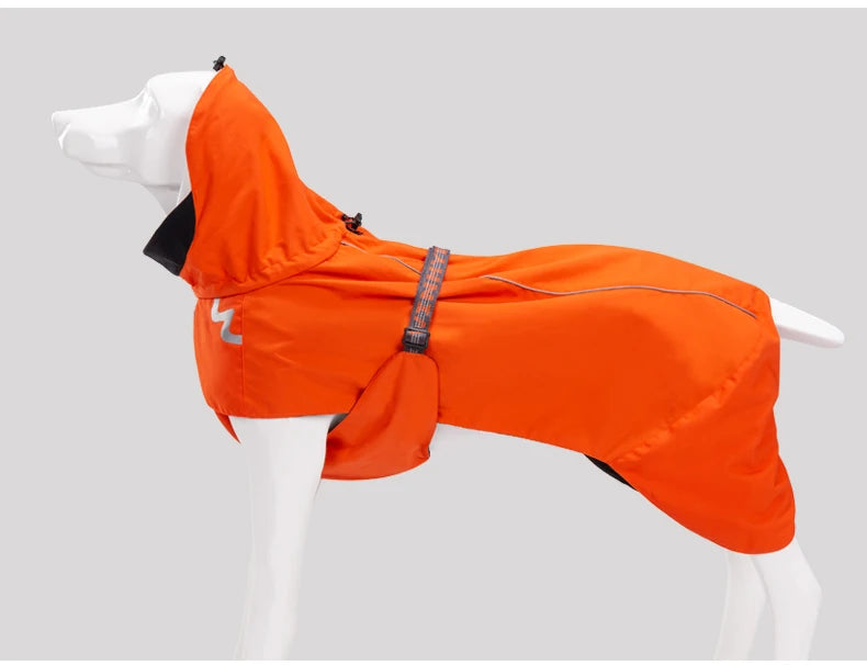 Fashion Waterproof Pet Windbreaker Rain Jacket
