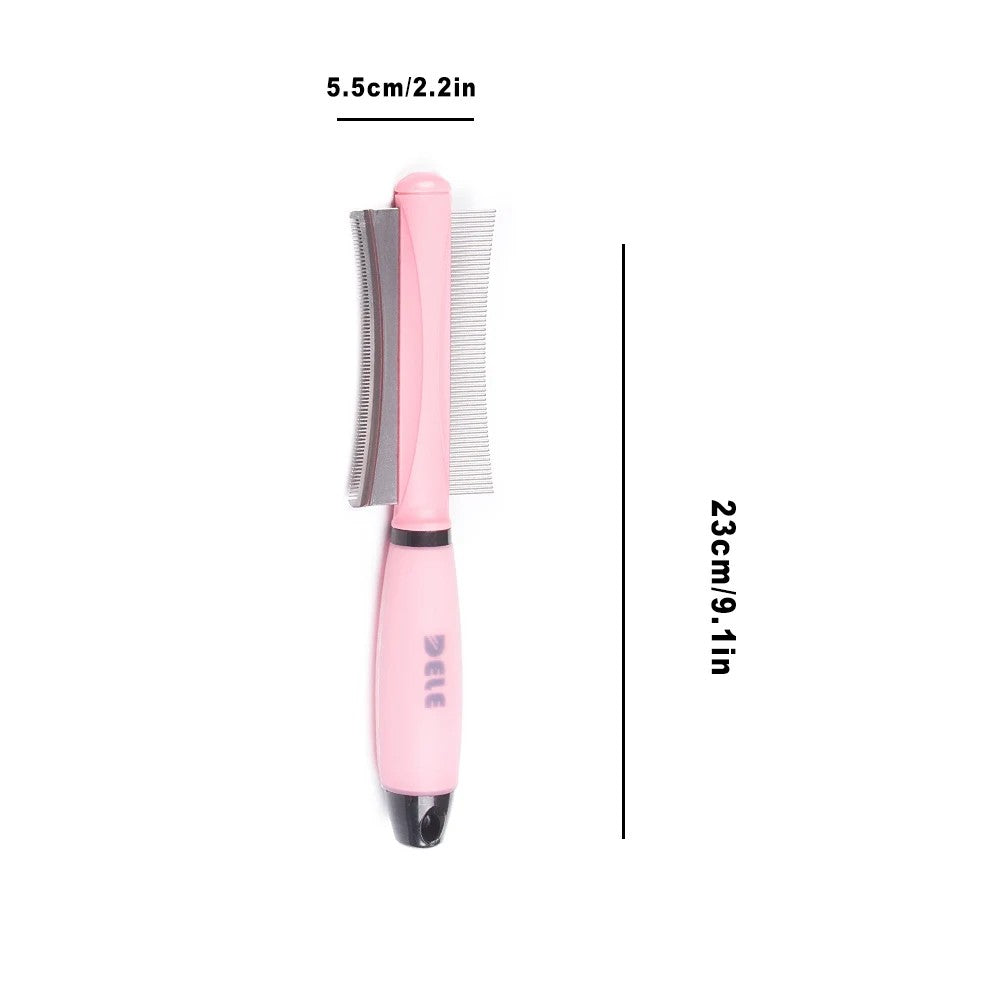 Double-Sided Easy Deshedding Pet Hair Comb