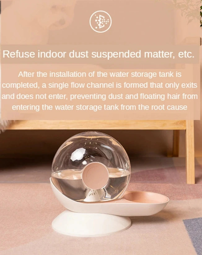 Snail Shape Automatic Pet Water Dispenser