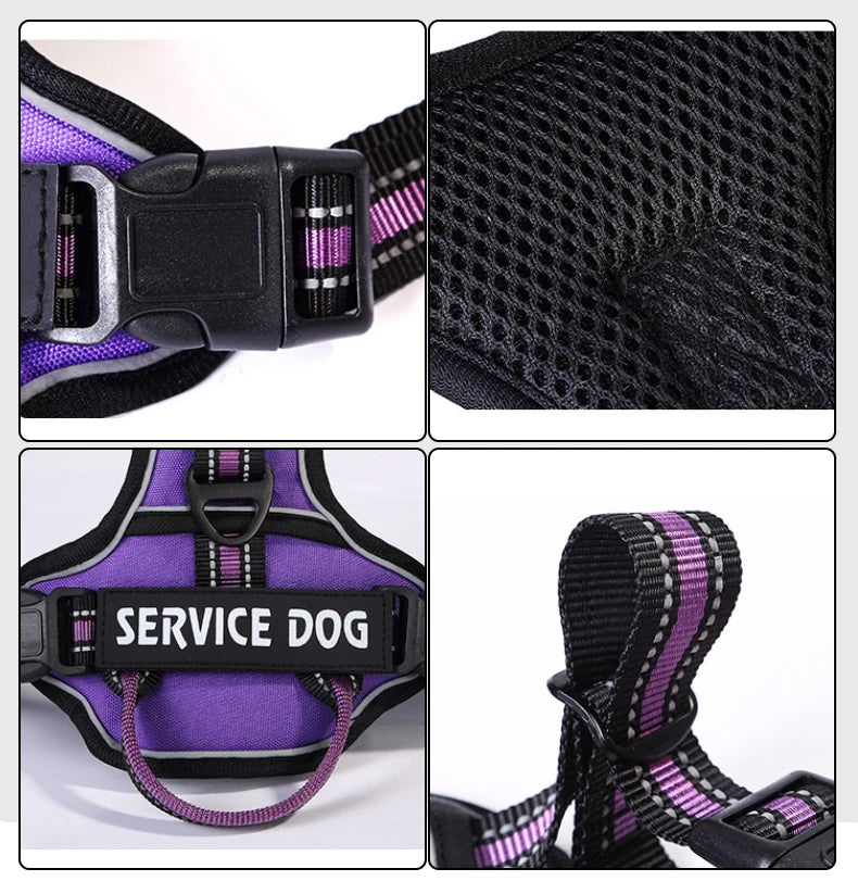 Reflective Personalized Dog Harness Vest