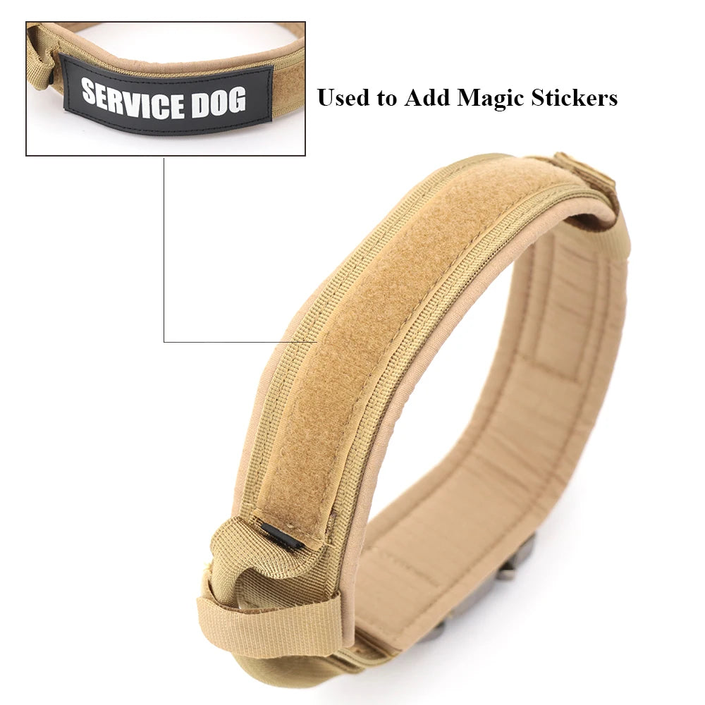 Adjustable Tactical Dog Training  Collar