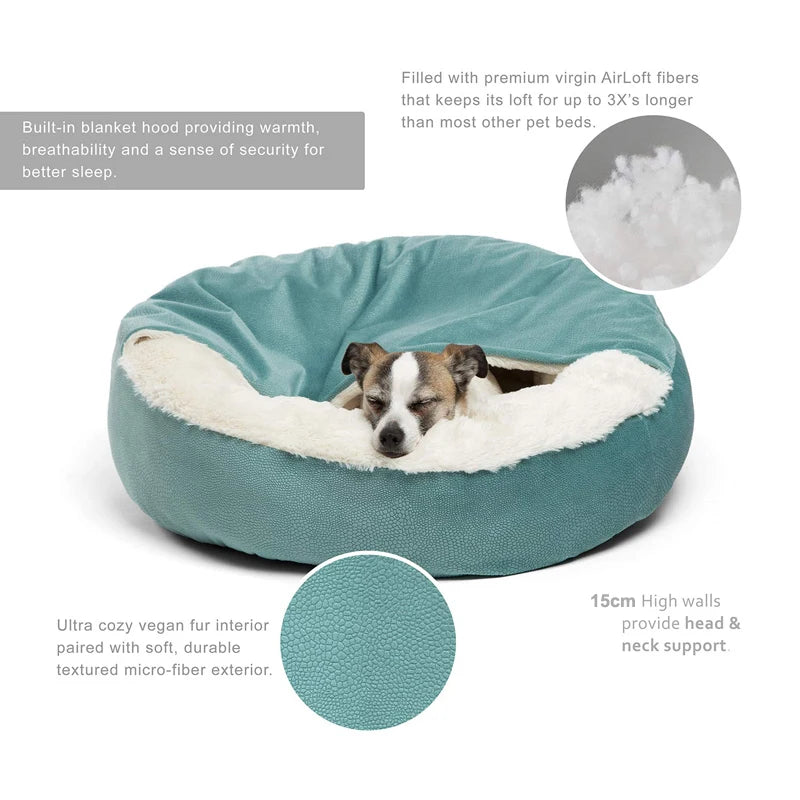 Cozy & Warm Covered Orthopedic Pet Bed