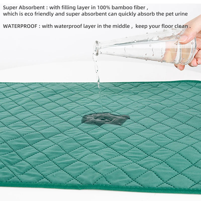 Reusable Waterproof Bamboo Pet Pee Mat