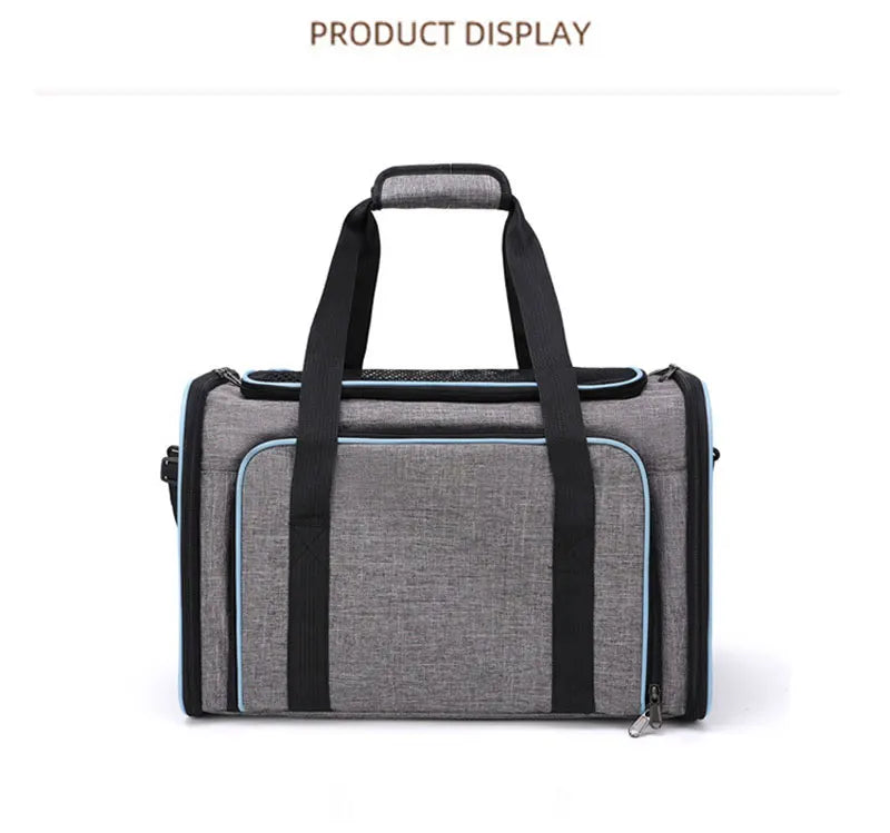 Expandable Pet Carrier Travel Bag