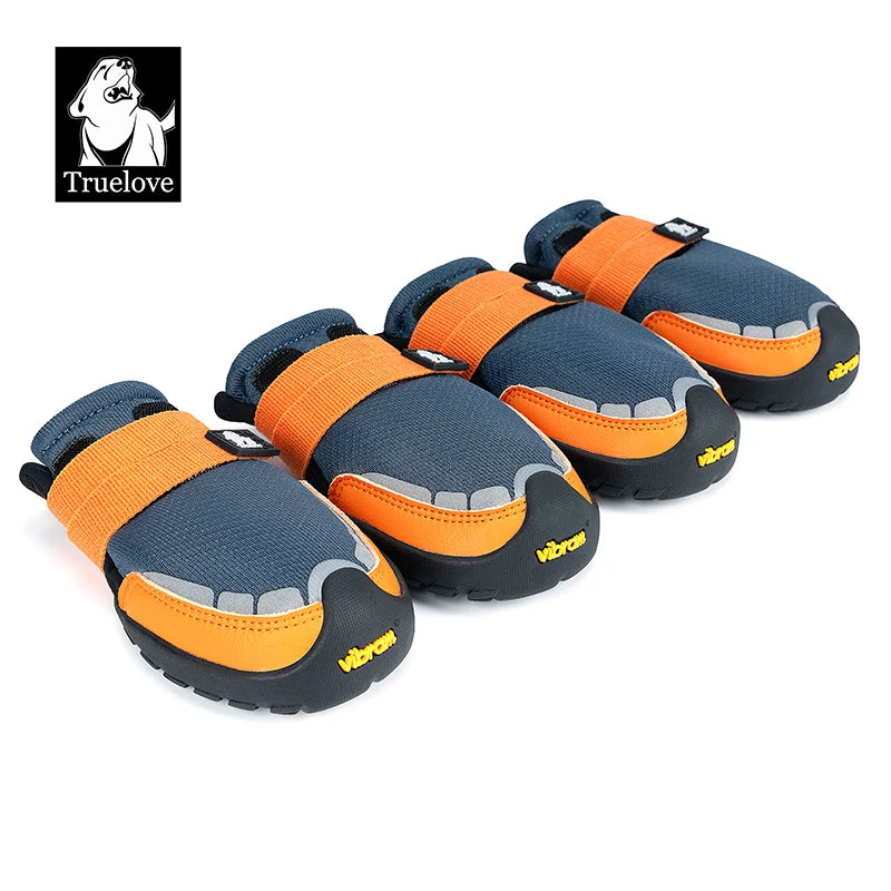 Truelove Explorer Reflective Durable Pet Training Boots w/Golden Vibram Soles