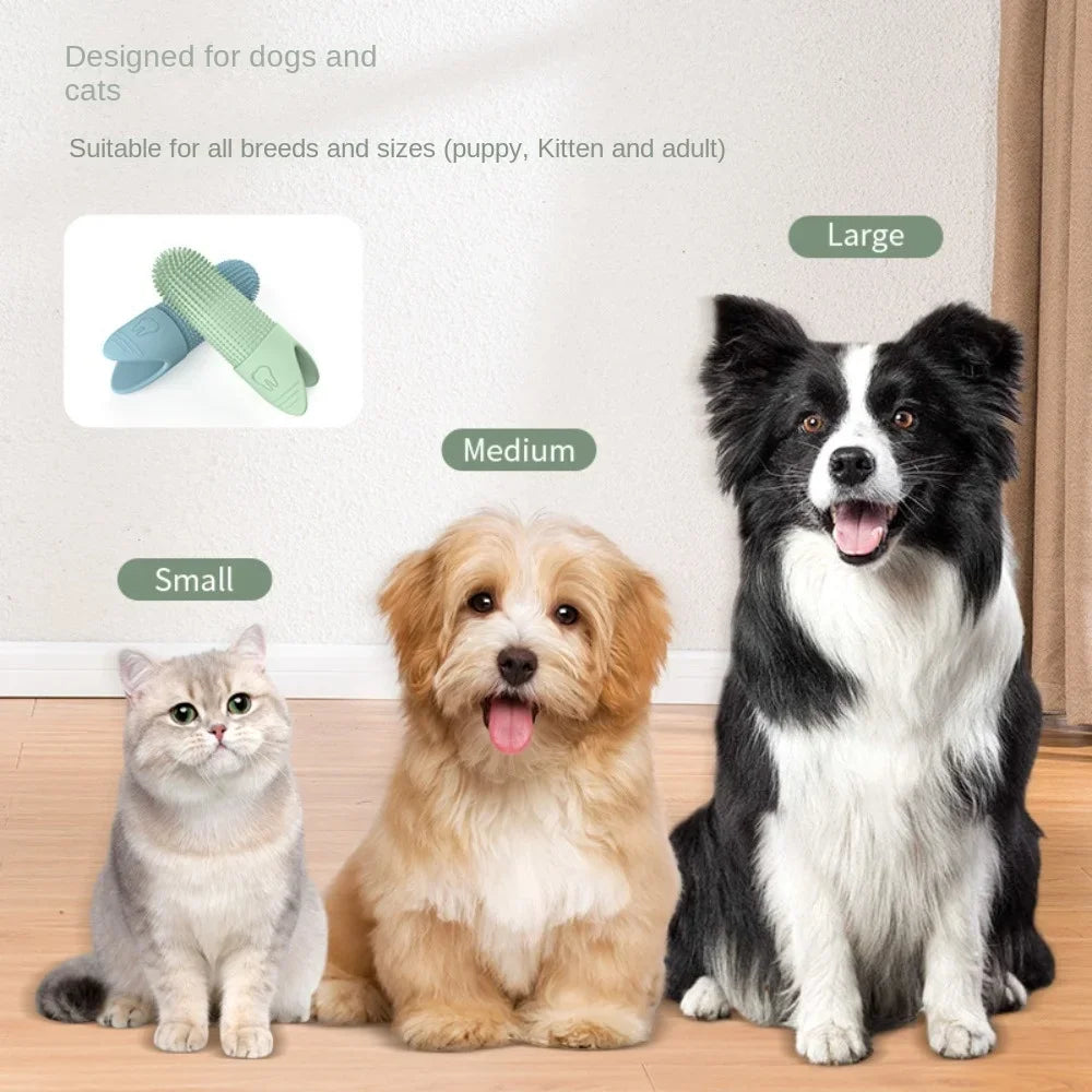 Silicone Pet Finger Toothbrush