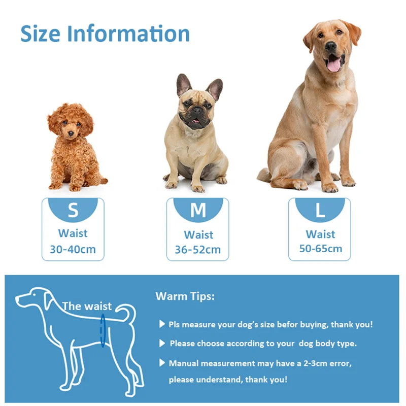 Reusable Male Dog Belly Band Wrap